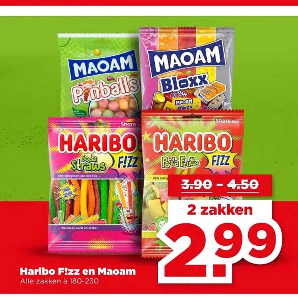 Haribo Fizz en Maoam