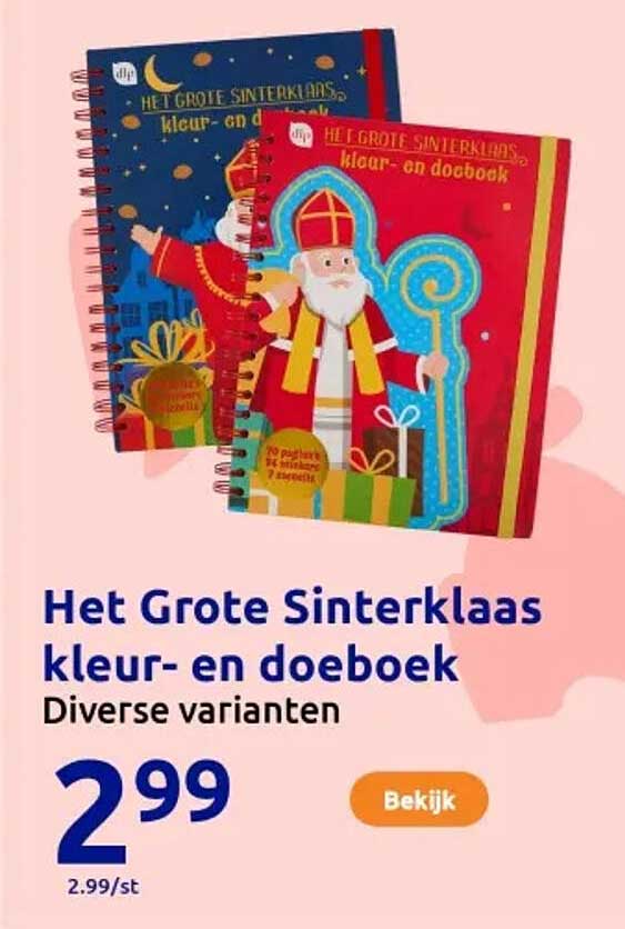 Het Grote Sinterklaas kleur- en doeboek