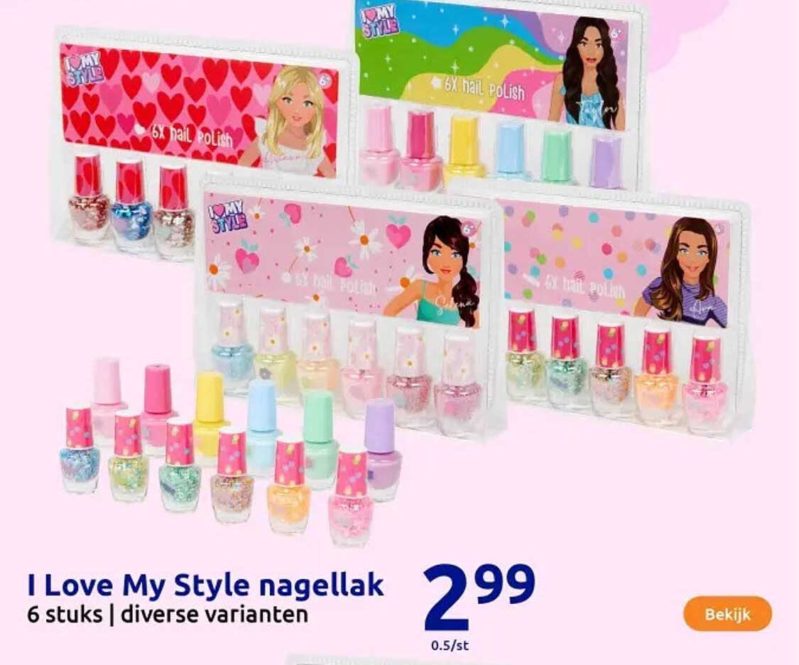 I Love My Style nagellak 6 stuks | diverse varianten