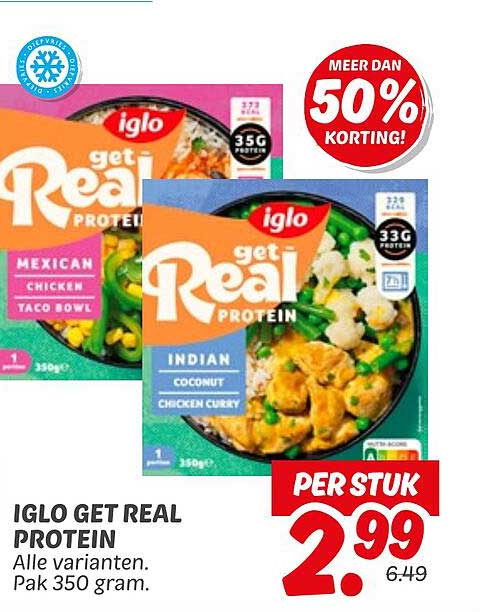 IGLO GET REAL PROTEIN