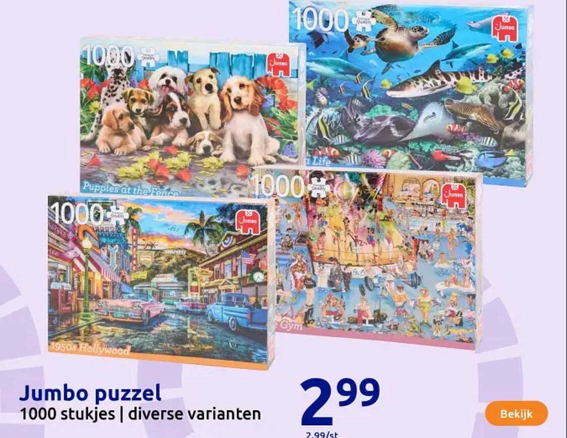Jumbo puzzel 1000 stukjes | diverse varianten
