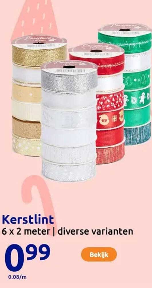 Kerstlint 6 x 2 meter | diverse varianten