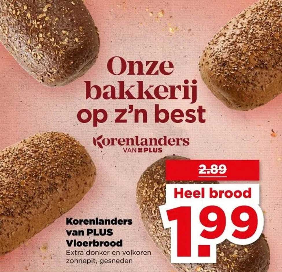 Korenlanders van PLUS Vloerbrood