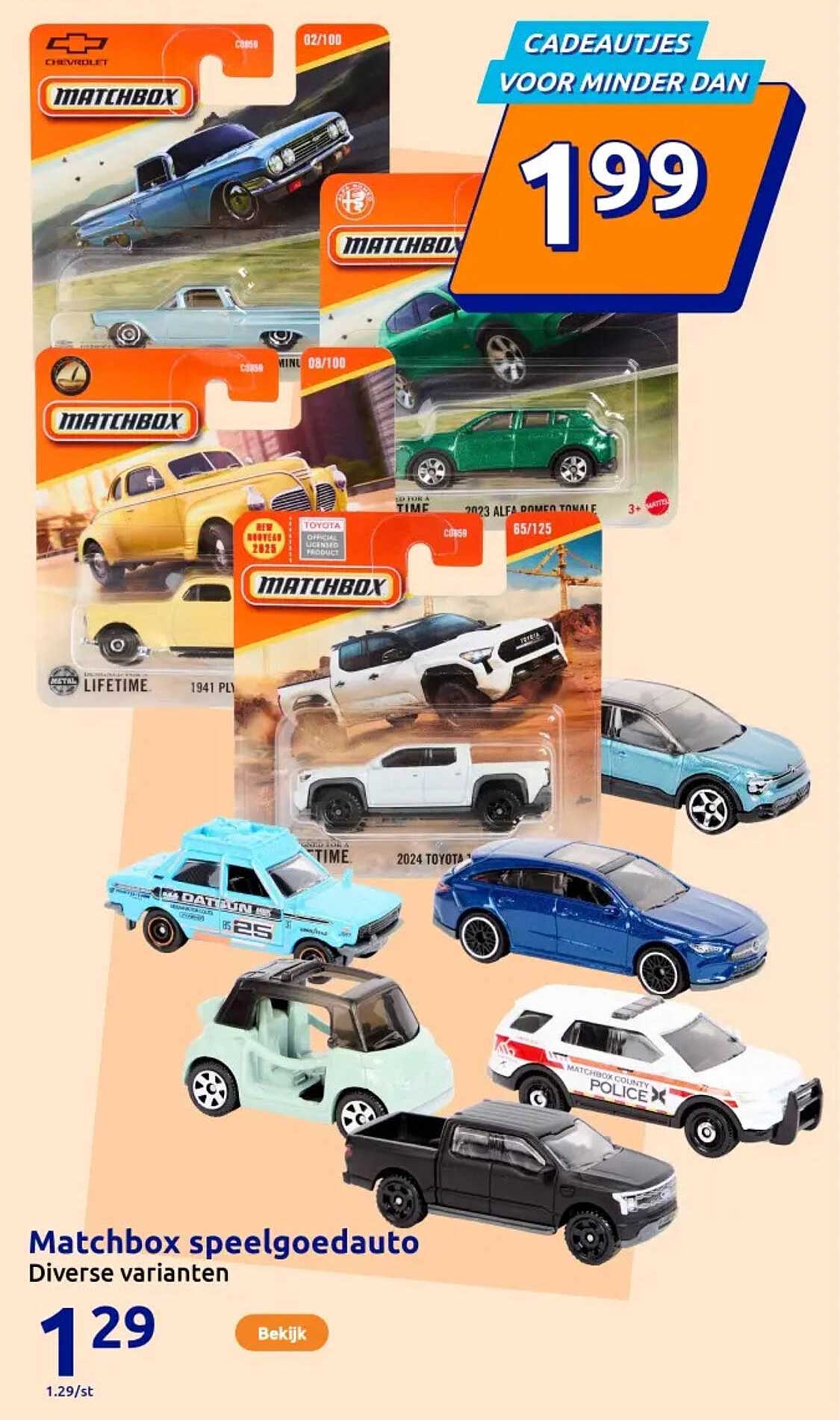 Matchbox speelgoedauto Diverse varianten