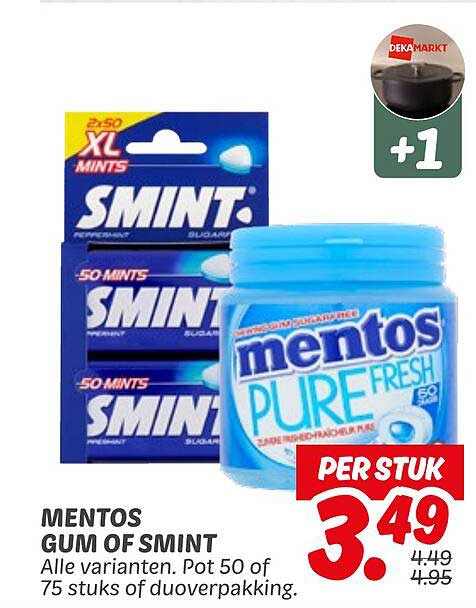 MENTOS GUM OF SMINT