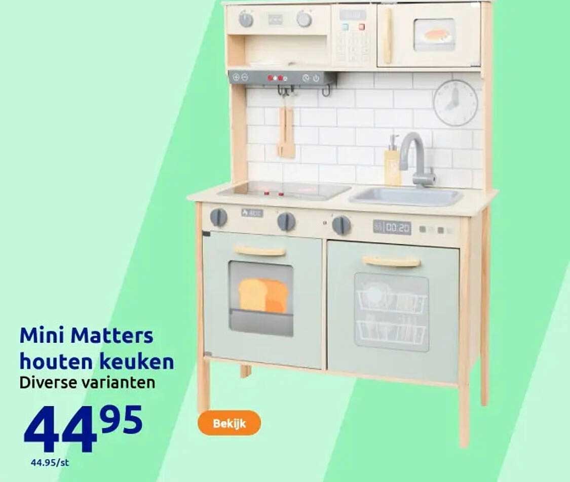 Mini Matters houten keuken