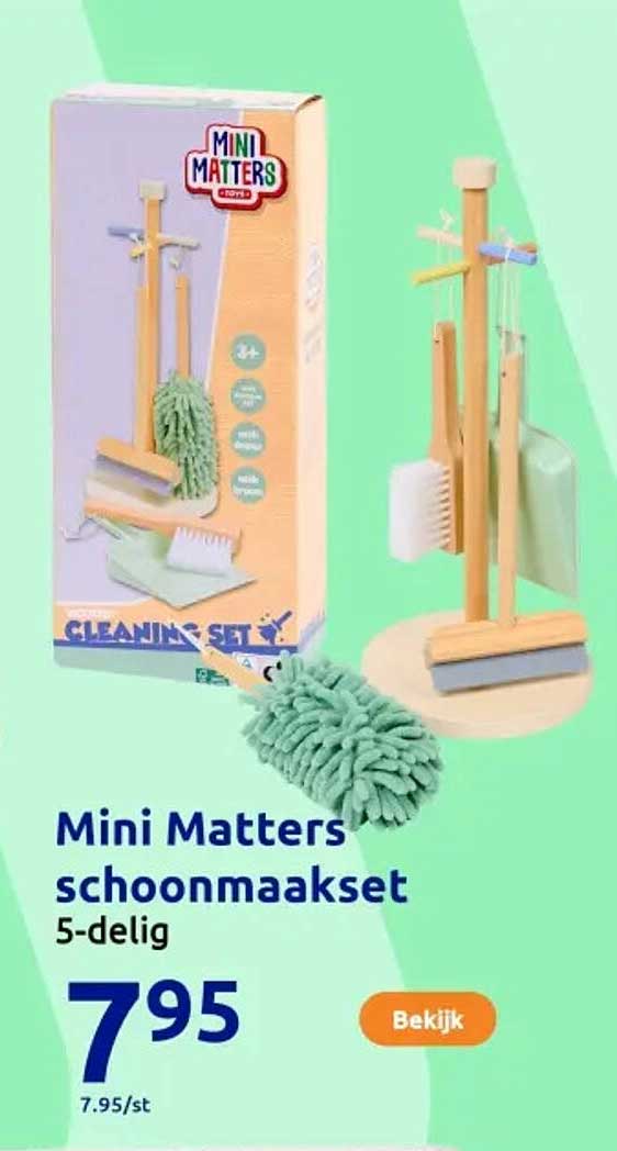 Mini Matters schoonmaakset 5-delig