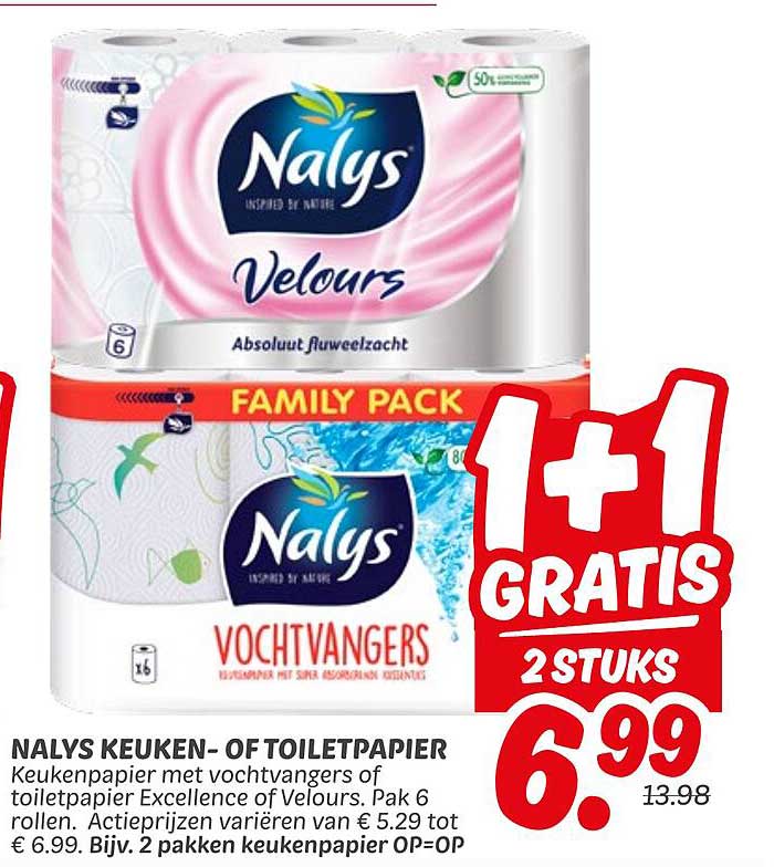 NALYS KEUKEN- OF TOILETPAPIER