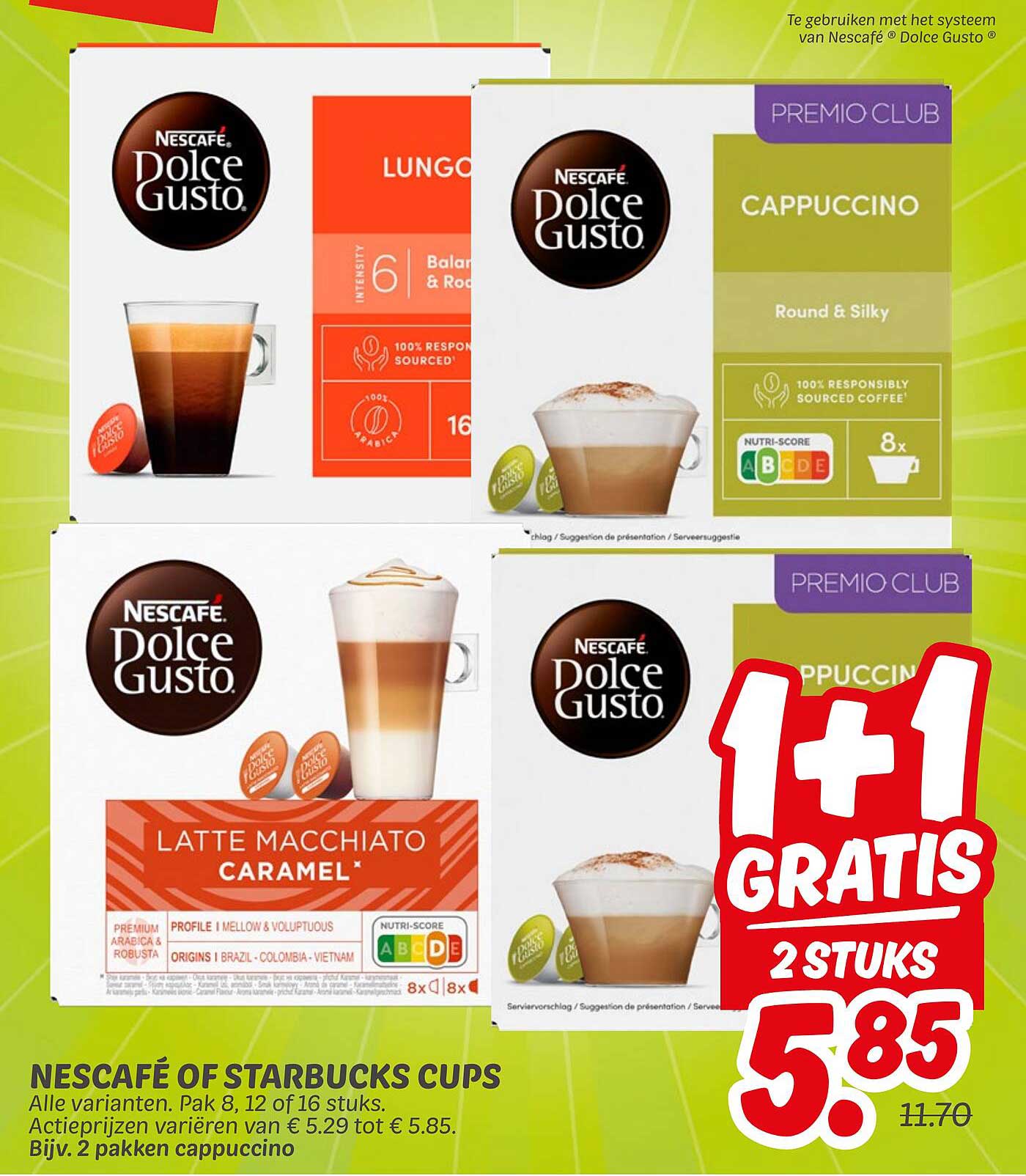 NESCAFÉ OF STARBUCKS CUPS