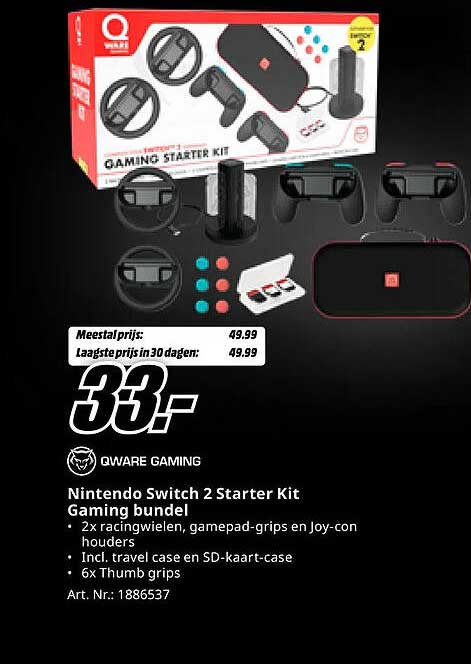 Nintendo Switch 2 Starter Kit Gaming bundel