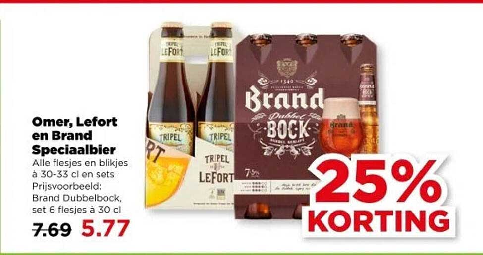 Omer, Lefort en Brand Speciaalbier