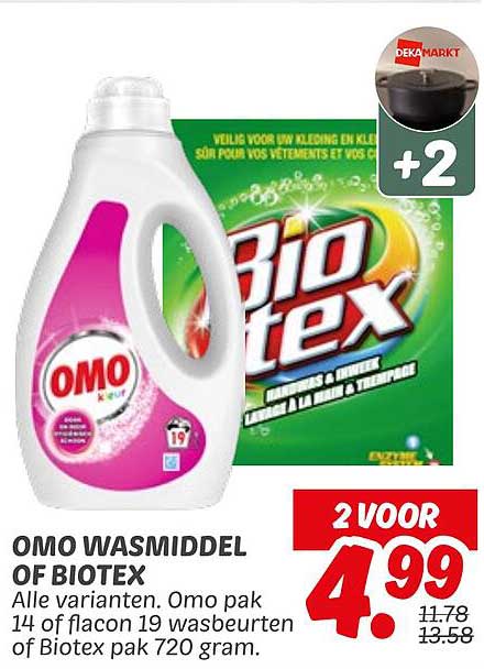OMO WASMIDDEL OF BIOTEX