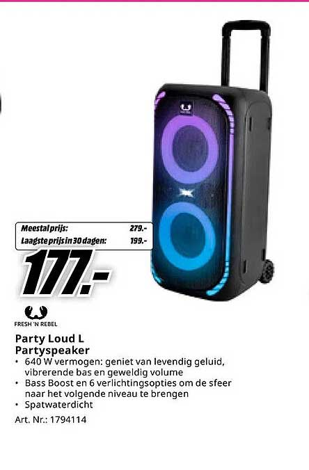 Party Loud L Partyspeaker