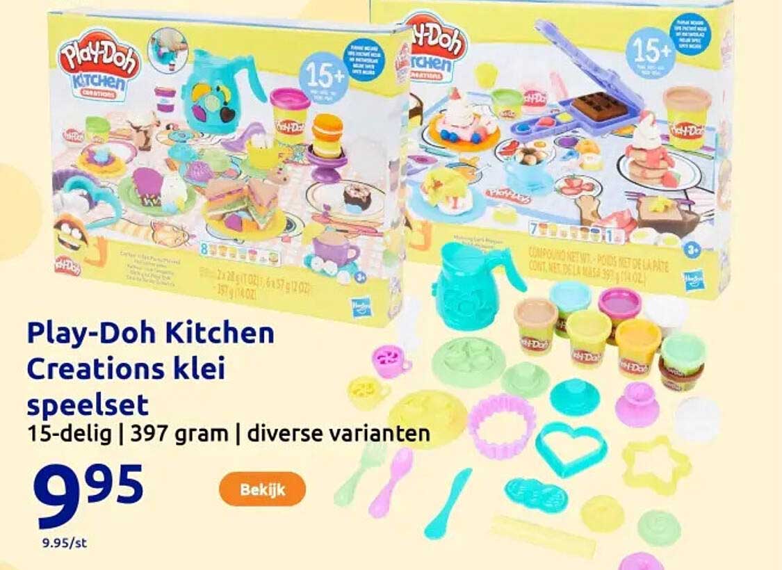 Play-Doh Kitchen Creations klei speelset