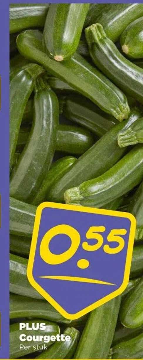 PLUS Courgette Per stuk