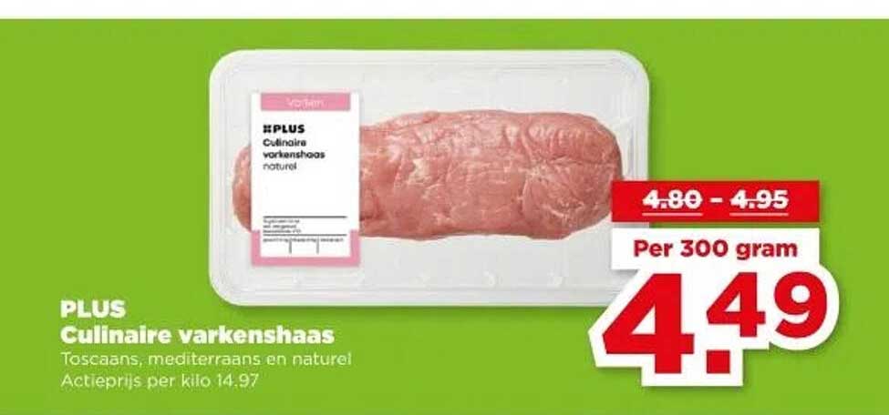 PLUS Culinair varkenshaas