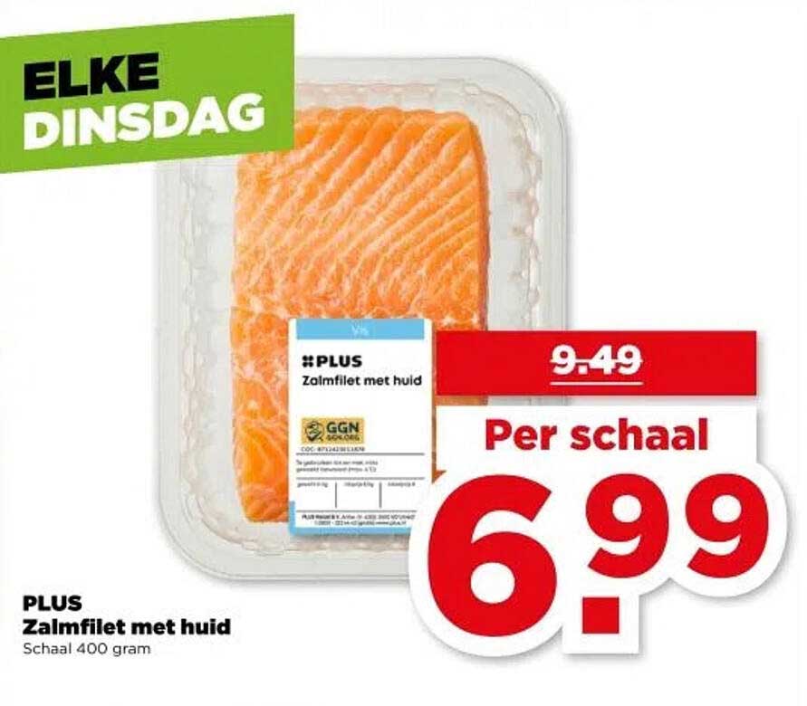 PLUS Zalmfilet met huid