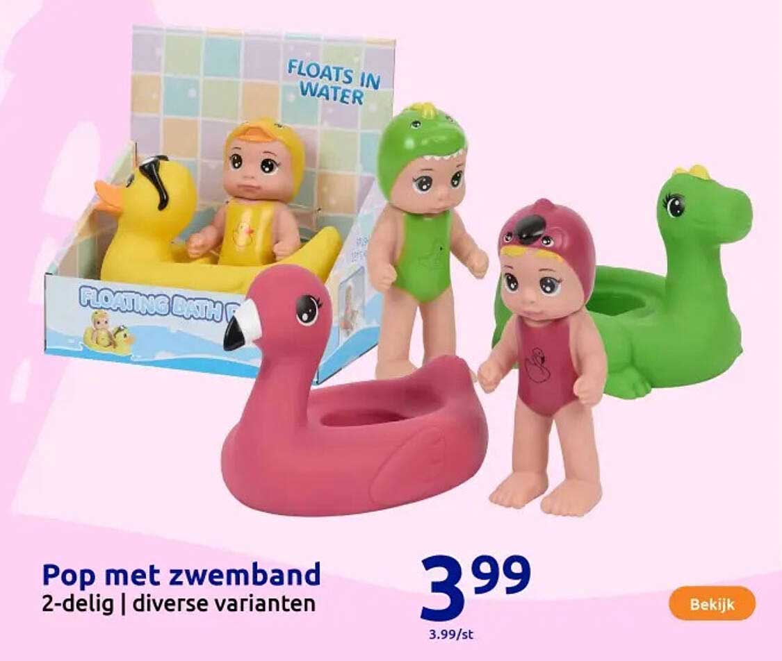 Pop met zwemband 2-delig | diverse varianten