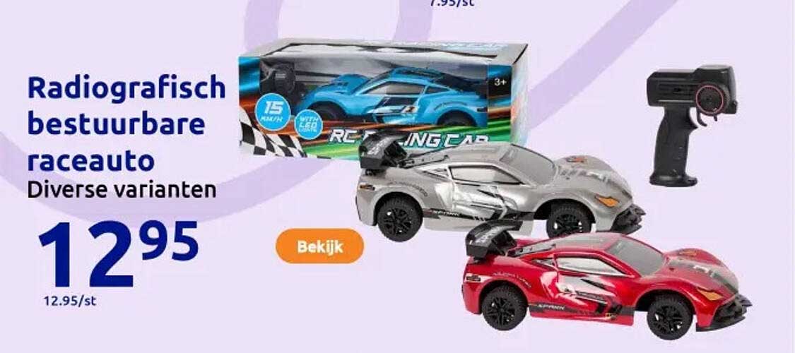 Radiografisch bestuurbare raceauto