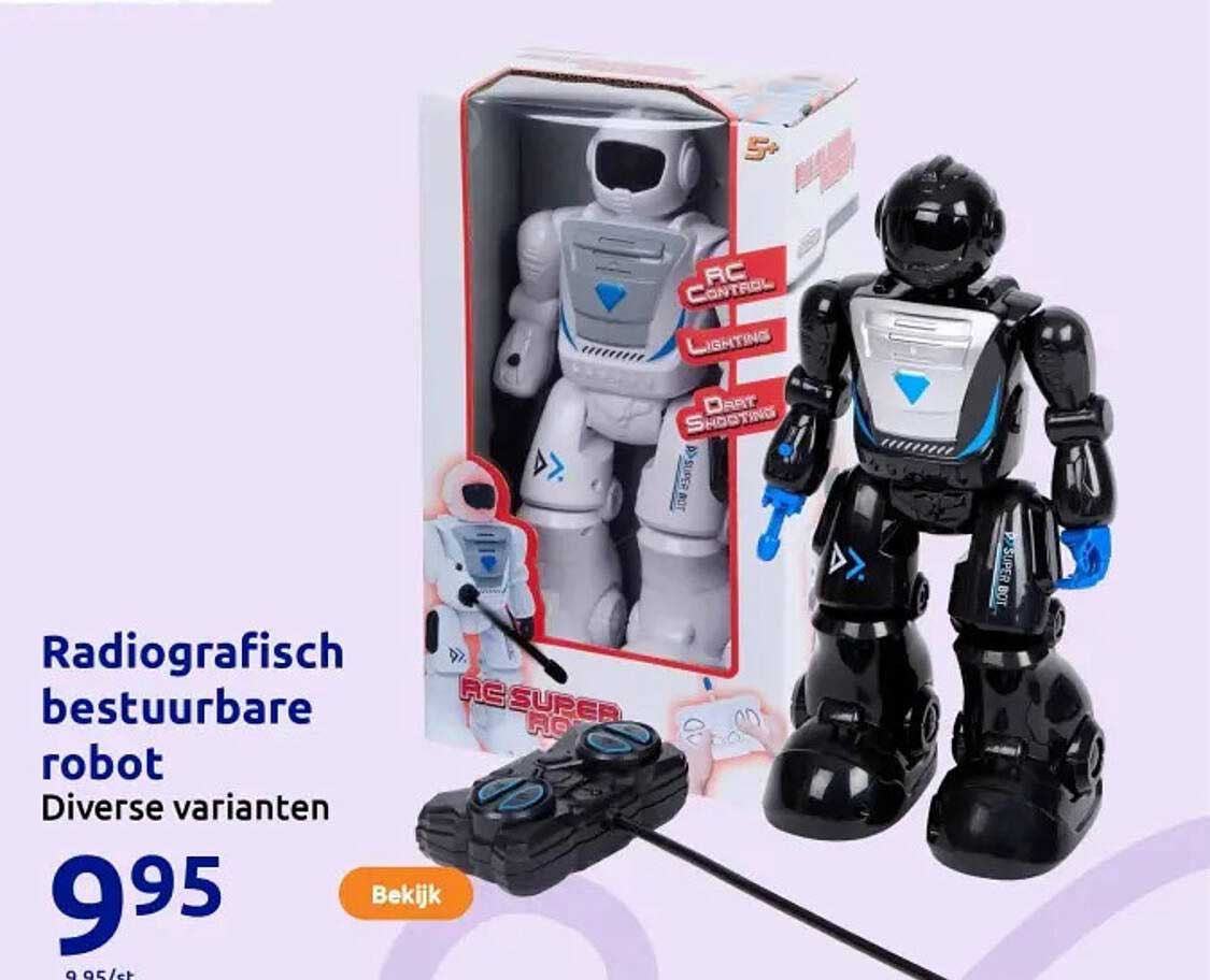 Radiografisch bestuurbare robot