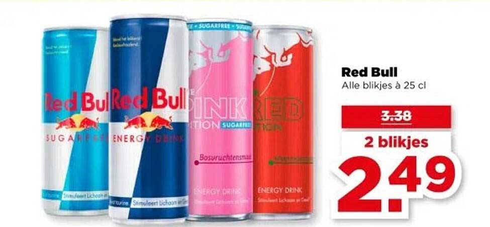 Red Bull - Alle blikjes à 25 cl