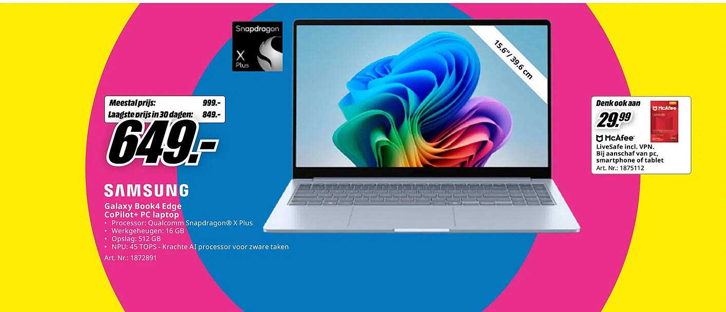 Samsung Galaxy Book4 Edge CoPilot+ PC laptop