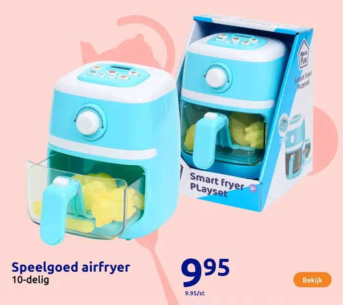 Speelgoed airfryer 10-delig