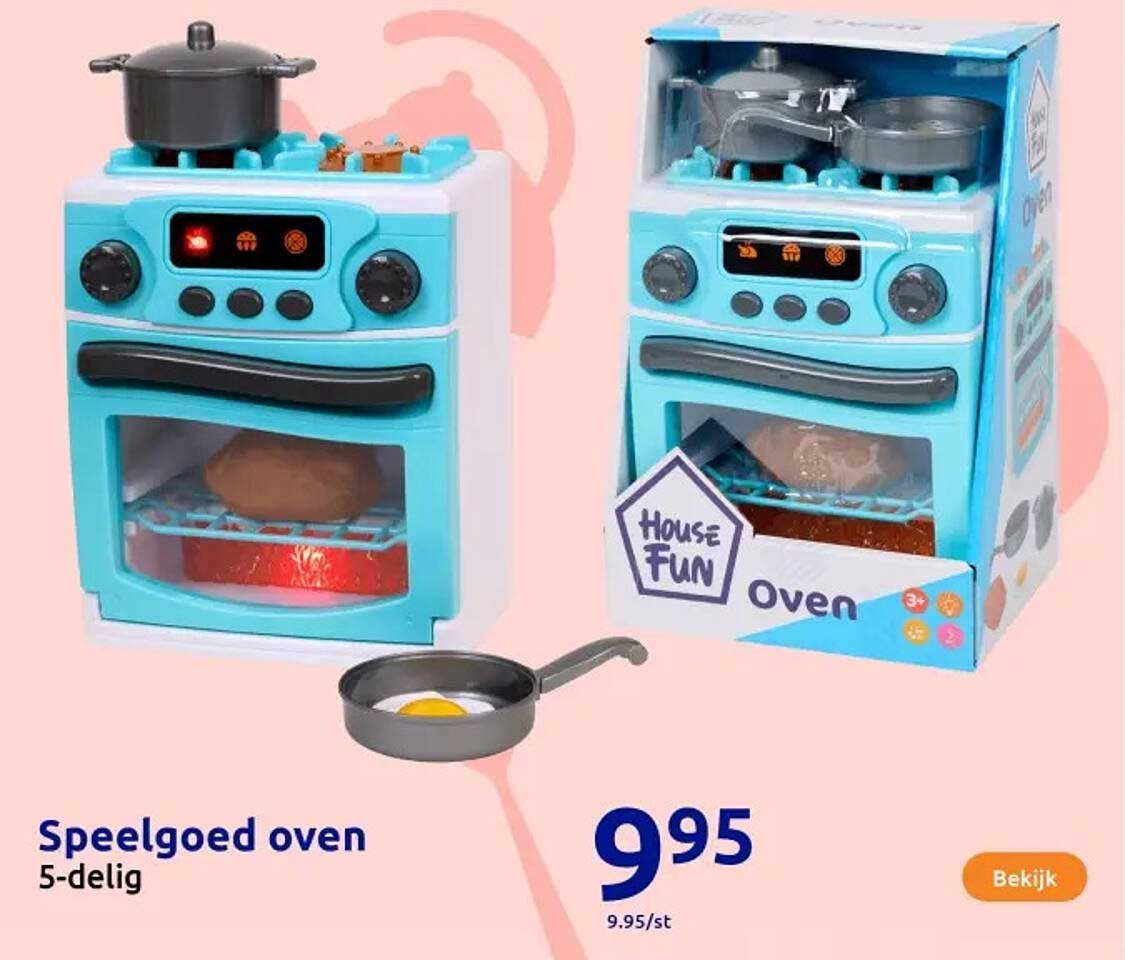 Speelgoed oven 5-delig