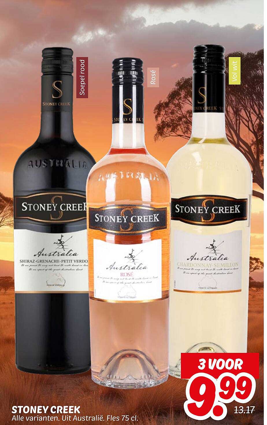 STONEY CREEK, 3 VOOR 9,99