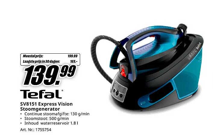 Tefal SV8151 Express Vision Stoomgenerator