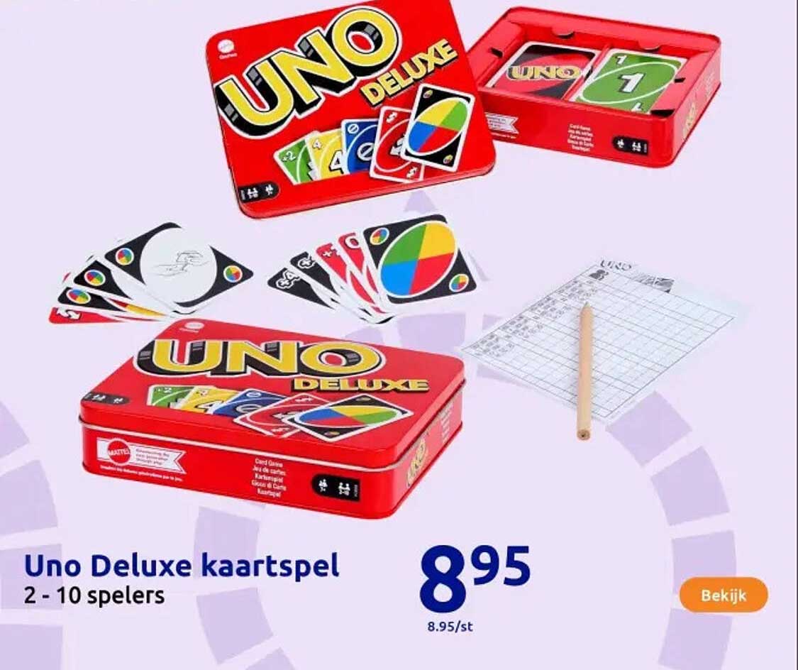 Uno Deluxe kaartspel