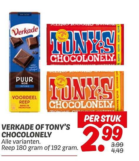VERKADE OF TONY'S CHOCOLONELY