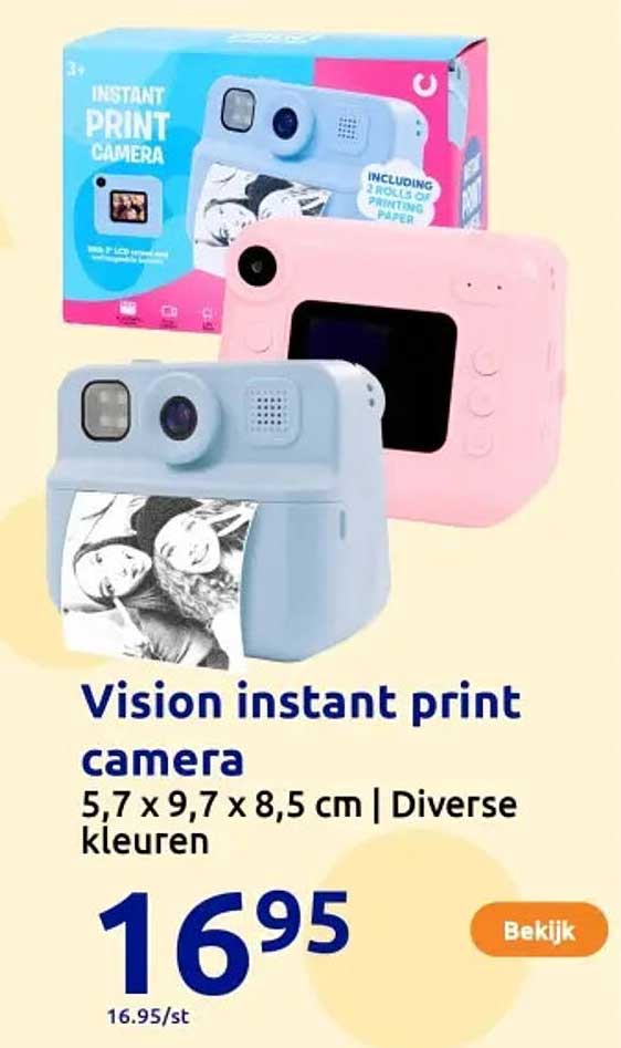 Vision instant print camera