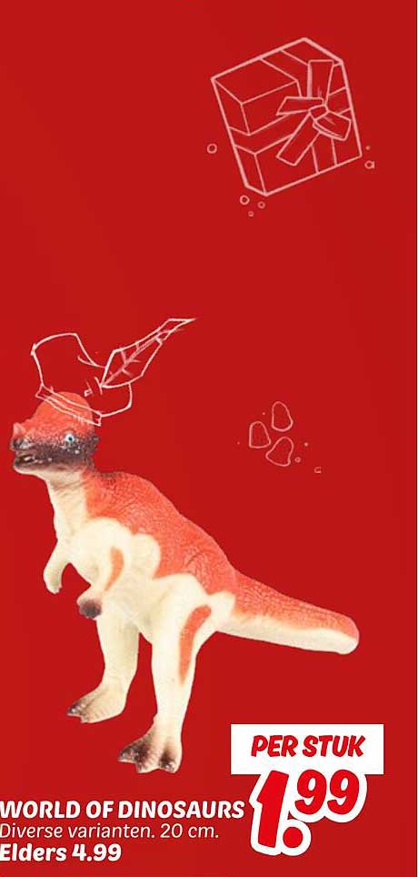 WORLD OF DINOSAURS Per stuk