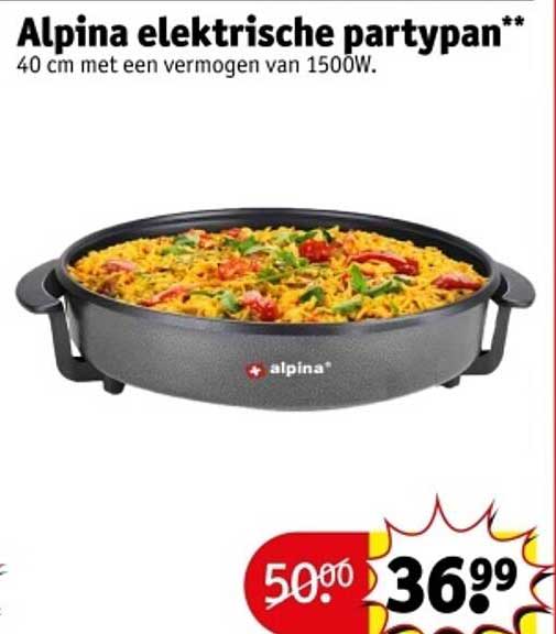 Shov Electric pan, multifunctional party pan, electric pan, frying pan and pizza pan, diameter 42 cm wide and 9 cm deep, ideal for pizza, roasting and