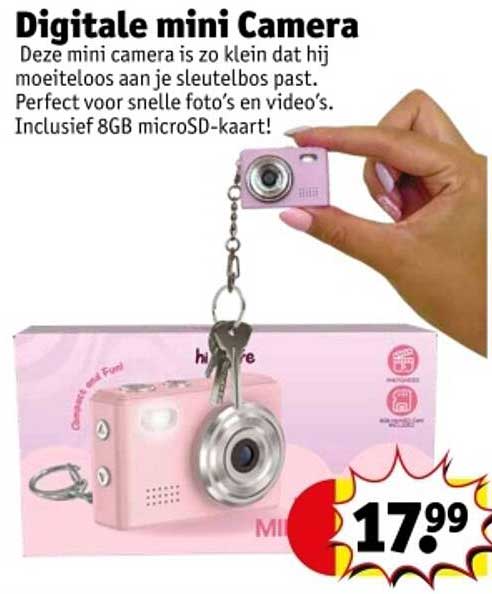 Digitale Mini Camera Aanbieding bij Kruidvat - FolderFeest.nl