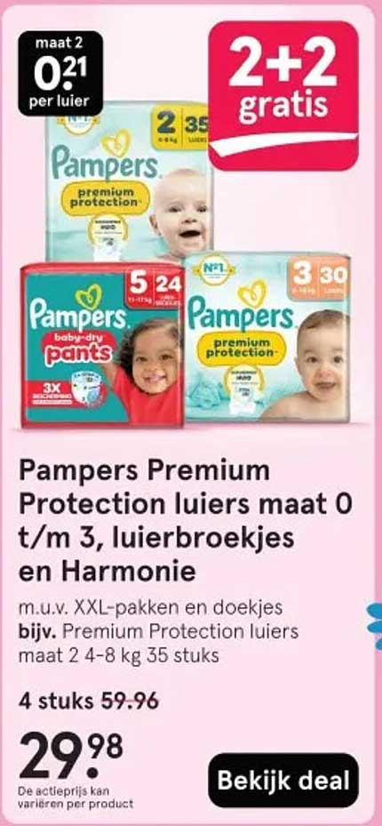 Pampers Premium protection maat 3
