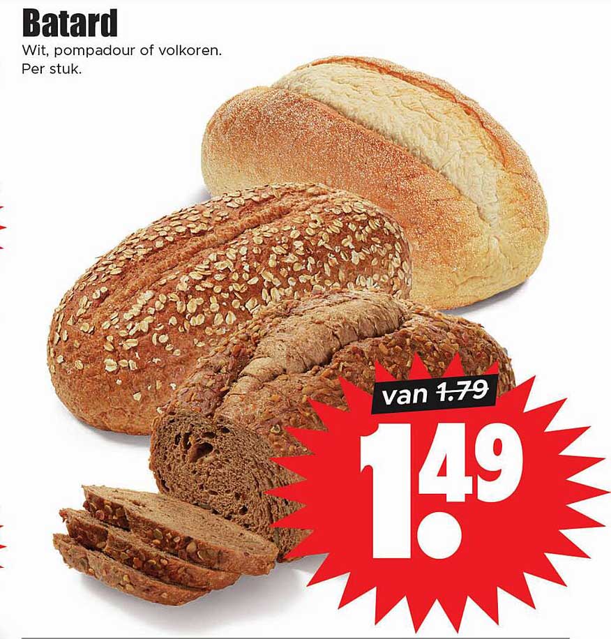 Batard Aanbieding bij Dirk - FolderFeest.nl