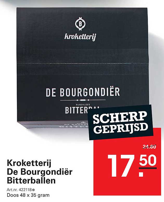 Kroketterij De Bourgondiër Bitterballen