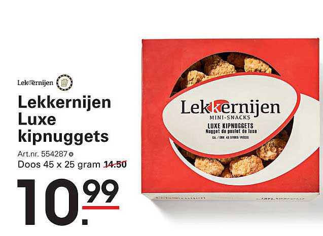 Lekkernijen Luxe kipnuggets