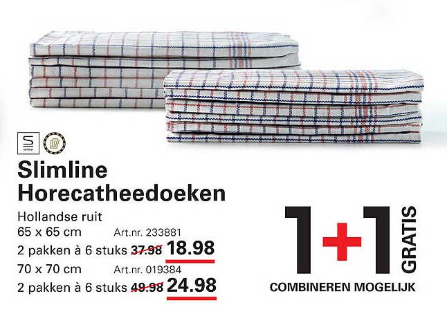 Slimline Horecathee-doeken