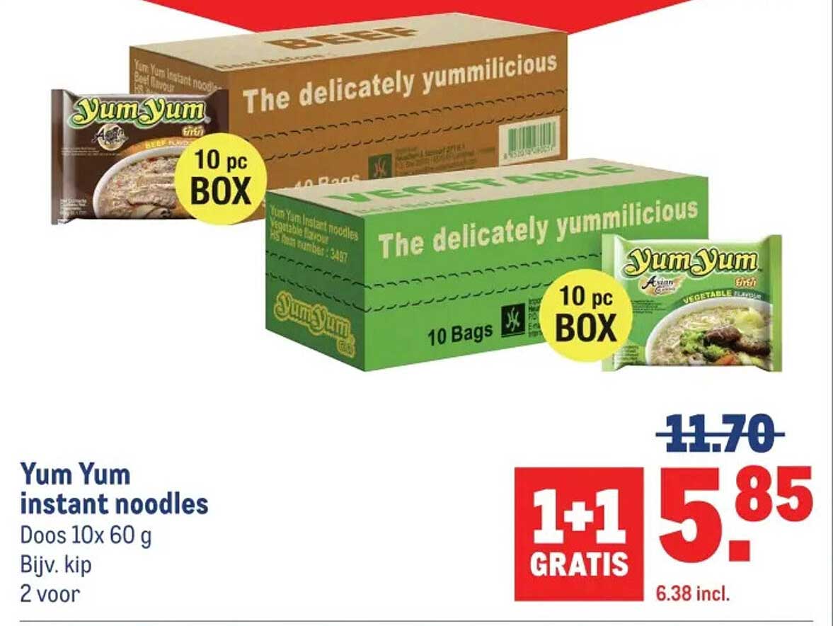 Yum Yum instant noodles