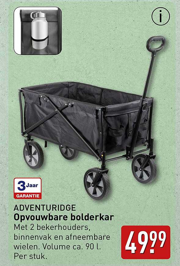 ADVENTURIDGE Opvouwbare bolderkar