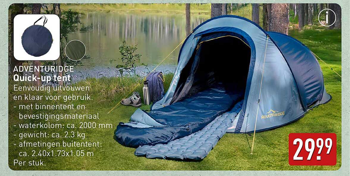 ADVENTURIDGE Quick-up tent