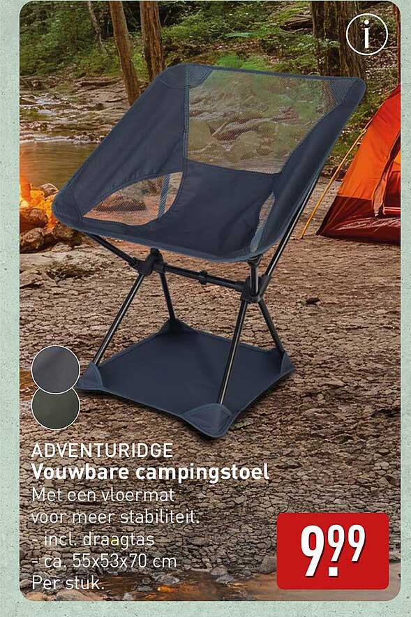 ADVENTURIDGE Vouwbare campingstoel