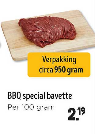 BBQ special bavette