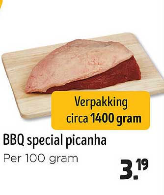 BBQ special picanha