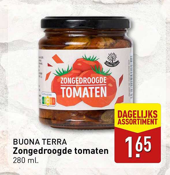 Buona Terra Zongedroogde tomaten 280 ml.
