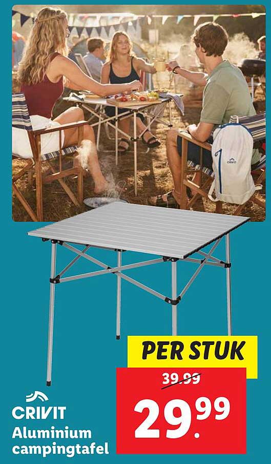 CRIVIT Aluminium campingtafel