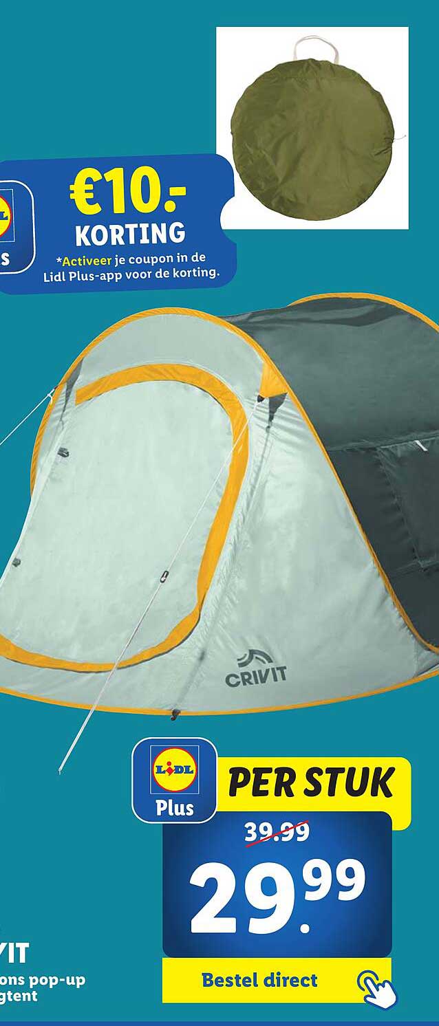 CRIVIT pop-up tent